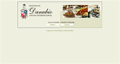 Desktop Screenshot of danubio.com