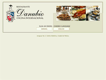 Tablet Screenshot of danubio.com